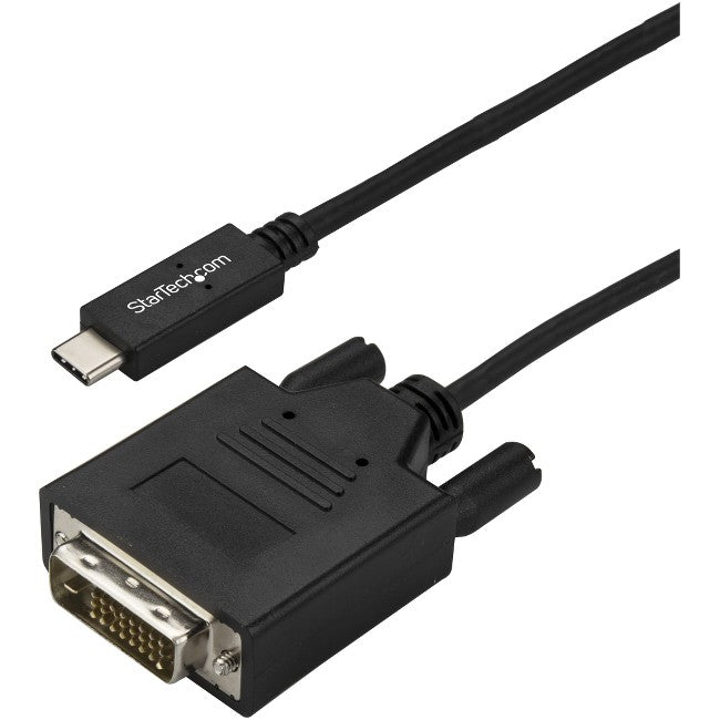 StarTech.com 3 M (10 Ft.) USB-C to DVI Cable - 1920 X 1200 - Black StarTech.com 3 M (10 Ft.) USB-C to DVI Cable - 1920 X 1200 - Black
